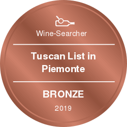 vinibianchirossi rewards Tuscan List in Piemonte Bronze
