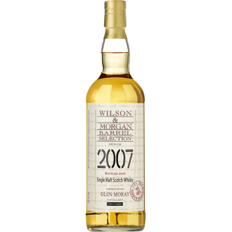 Single Malt Scotch Whisky Glen Moray 2007"1st Fill Bourbon Barrel"