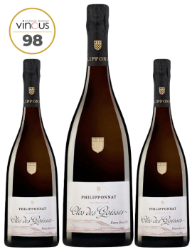 3 Bottles Champagne "Clos des Goisses" Extra Brut 2013 - Philipponnat